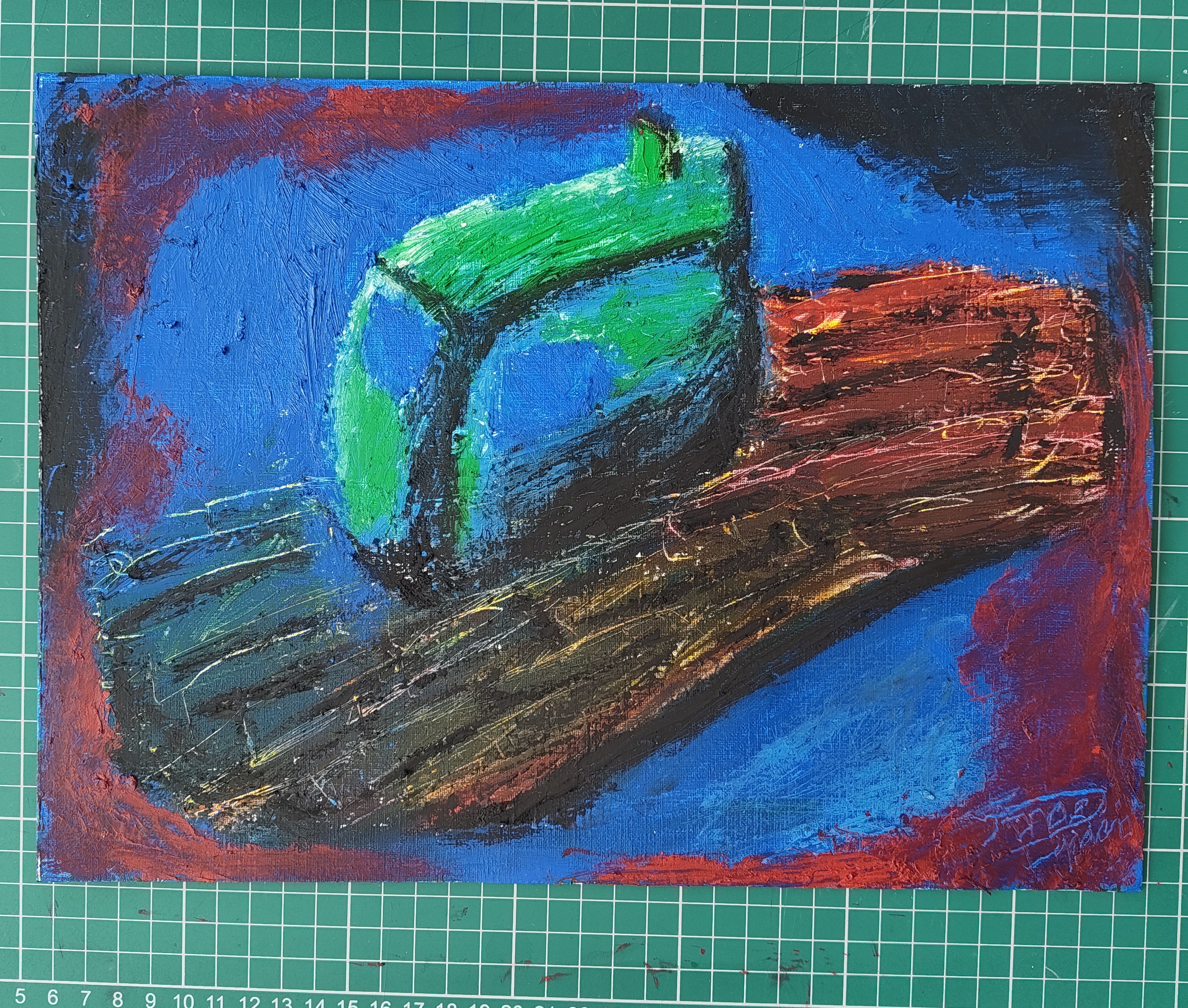 Abstract Oil Paint artwork